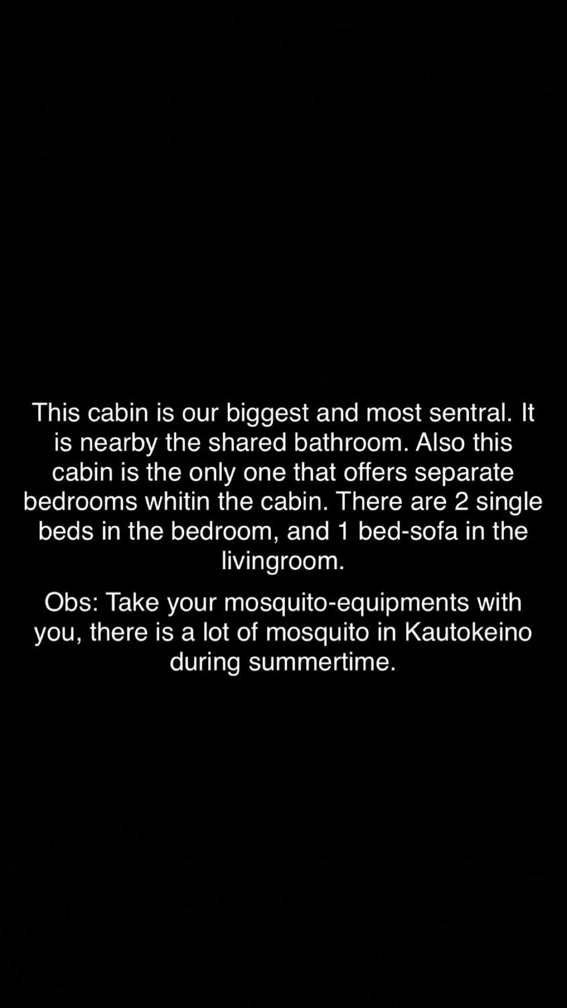 Sara'S Cabins-Hytter Kautokeino Oda fotoğraf